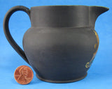 Wedgwood Black Basalt Kenlock Ware Jug Royal Visit Niagra Canada 1901 Pitcher
