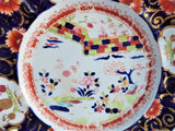 Early Mason Imari 9 Inch Dinner Plate 1813 to 1829 England Japonesque Ironstone
