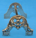 English Floral Kniferest Greek Key Silver 1880-1910 Victorian Era Fancy