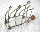 Edwardian Wishbone Toast Rack Toast Points For Pate Ball Feet England