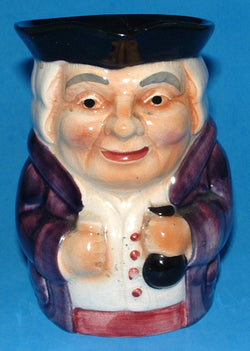 Edwardian Toby Jug Figural Shorter England Large Purple Character Jug 1900-1920