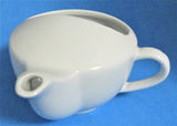 Edwardian Invalid Feeder Pap Boat Gravy Boat With Handle 1900-1910 Porcelain