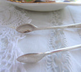 Sugar Tongs English EPNS Small Antique Spoon Ends 1890 Classic Sugar Servers