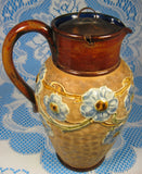 Royal Doulton Jug Pitcher Circle Ware Art Nouveau Floral M Holbrook 1902-1922