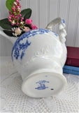 Edwardian Iona Blue Transferware Pitcher Jug Ewer Blue And White E Wedgwood