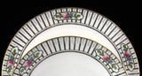 Shelley England Milton Shape Cup Saucer And Plate Roses Stripes 1915