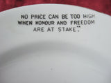 World War 1 European War Teacup Trio No Price Can Be Too High Royal Albert