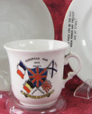 World War 1 European War Teacup Trio No Price Can Be Too High Royal Albert