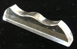 English Art Deco Double Kniferest Beveled Crystal 1920s Cutlery Holder