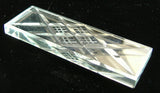 Faceted Crystal Flat Bar Kniferest Beveled Art Deco 1920s