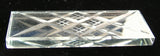 Faceted Crystal Flat Bar Kniferest Beveled Art Deco 1920s