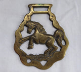 Horse Brass Rearing Horse England Pub Brasses 1920s Harness Ornament