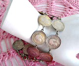 Silver Coin Bracelet Coins King George V Silver Threepenny Bits 1915-1935 England