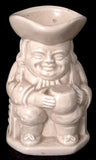 Toby Jug 1920s Mini Keele Street Pottery England All White Sitting