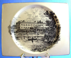 Plate Square Royal Staffordshire Buckingham Palace Square Clarice Cliff 1930s