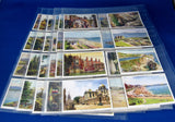 Vintage Trading Cards Set of 48 Holidays In Britain Churchman 1930s Cigarette