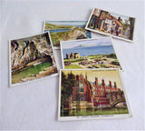 Vintage Trading Cards Set of 48 Holidays In Britain Churchman 1930s Cigarette