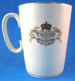 Tall Mug King George V Queen Mary England Silver Jubilee 1935 Royal Memorabilia