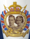 King George VI  Coronation Shelley Tall Mug England 1937 Royal Commemorative