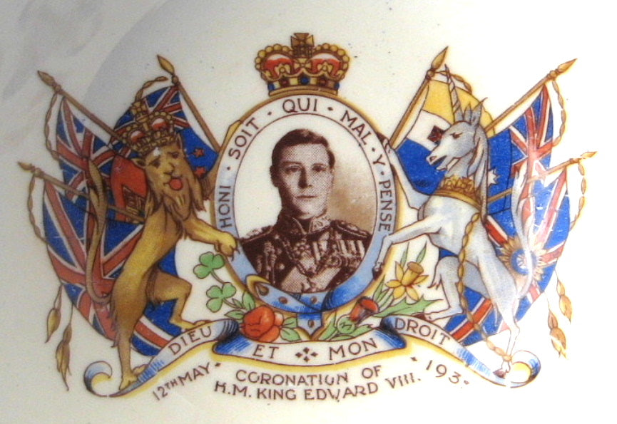 Coronation King Edward VIII Plate May 12, 1937, Made by discount SHelley EnglandTumbler Historical, Downton Abbey, British