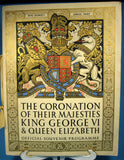 King George VI Elizabeth Coronation 1937 Official Program Deluxe Version