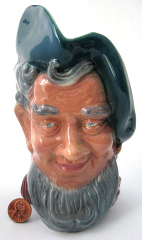 Toby Jug Sandy Character Jug Scottish Burlington Shaw Handpainted Tall 1940s
