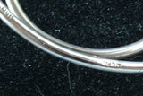 Sterling Silver Crystal Danish Modern Bowl Signed DGH Dansk Guld Håndværk