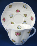 Cup and Saucer Shelley Dainty Rose Pansy Forget Me Nots 1950s Teacup