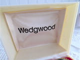 Cupid Earrings Wedgwood Black Jasper 1950s Earrings GF Screwbacks In Box