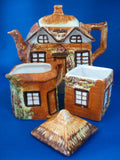 Cottageware Teapot Cream Sugar Price Kensington Super 1950s Kitsch