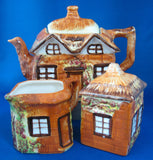 Cottageware Teapot Cream Sugar Price Kensington Super 1950s Kitsch