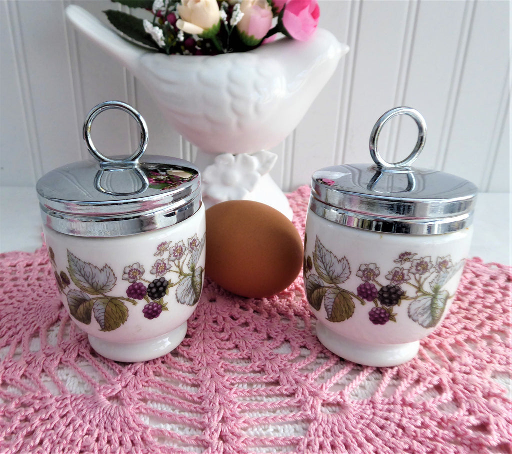 Royal Worcester Egg Coddler Lavinia Berries Pattern  