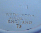 Wedgwood President Harry Truman Blue Jasperware Plate Dish 1970s Compotier Small Plate