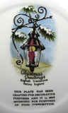 Carolers Christmas Plate English Ironstone In The Snow 1980s