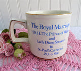 Mug Royal Wedding Prince Charles and Lady Diana Princess Di 1981 Wood & Sons