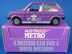 Royal Wedding Purple Corgi Austin Metro Model Charles And Diana 1981