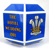 Charles And Diana 1981 Royal Wedding Bank Wedgwood Money Box Royalty