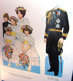 Prince Charles Princess Diana Paper Dolls Book 1985 Engagement Wedding Babies