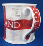 Dunoon Mug England Flag Red White Cross Of St George New