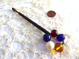 Lace Bobbin Turned Treen Beads Spangles Pillow Lace Mid Victorian Antique Beads