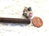 Lacemaking Bobbin Fancy Beads Spangles 1870s Bedford Pillow Lace Treen Antique Beads