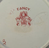 Cup And Saucer Early Regout Dutch Polychrome Transferware 1860s