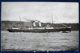 Railroad Postcard Real Photo L&NW Steamship Princess Maud 1880s Royal Mail Route