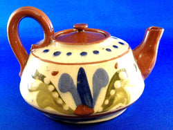 Teapot Mottoware Watcombe Duee Av Zum Tay Motto Ware 1890s Victorian Scandy