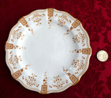 Salad Plates 3 Royal Crown Derby England Antique Gold Set Of 3 1890s Gorgeous