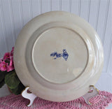 Flow Blue Transfer Aesthetic Movement Plate Ocean Scenes 1890s