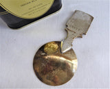 Cheddar England Tea Caddy Spoon Tea Scoop Victorian Souvenir 1890s