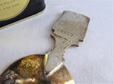 Cheddar England Tea Caddy Spoon Tea Scoop Victorian Souvenir 1890s