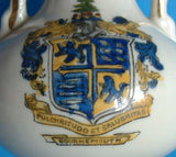 Crested China Antique Vase Bournemouth Crest Victorian 1890-1910 Coastal Souvenir