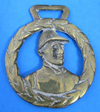 Victorian Era Horse Brass 1890s Famous Jockey Fred Archer